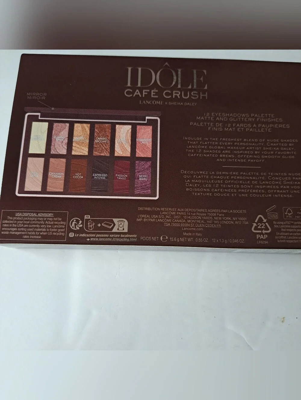 Lancôme Idole Cafe Crush Eye Pallette & Juicy Tubes Lip Gloss - Spring Fling